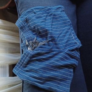 Blue and white striped Jcrew shorts Medium